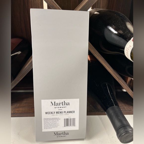 NWOT Martha Stewart Weekly Menu Planner - Picture 4 of 4